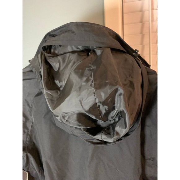 Michael Strahan Men Black Long Sleeve Zip Lightweight Nylon Jacket Size Small - Picture 6 of 10